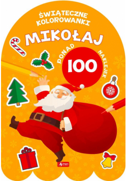 Mikołaj. Kolorowanka z naklejkami