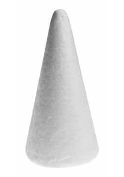 Stożki styropianowe 15cm 12szt