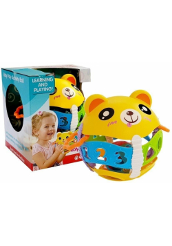 Piłka wańka wstańka miś 15cm