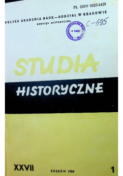Studia Historyczne