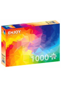 Puzzle 1000 Poligonalny kolorowy gradient