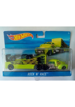 Hot Wheels Ciążarówka + Autko Rock n' Race