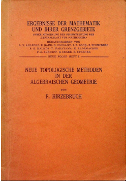 Neue topologische methoden in der algebraischen geometrie