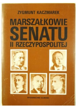 Marszałkowie senatu II Rzeczpospolitej