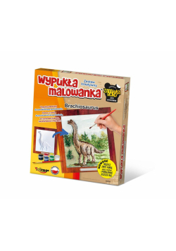 Wypukła malowanka Dino - Brachiosaurus