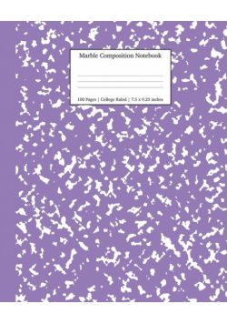 Marble Composition Notebook College Ruled