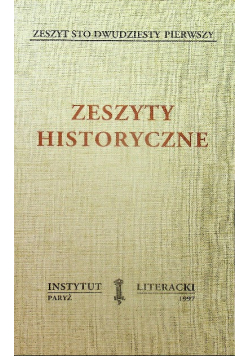 Zeszyty historyczne zeszyt 121
