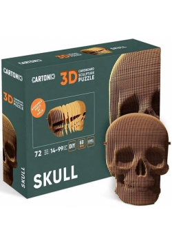 Puzzle 3D kartonowe - Czaszka