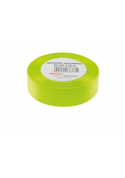Wstążka satynowa jasna zielona 25mmx32m