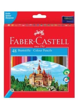 Kredki Zamek 48 kolorów FABER CASTELL