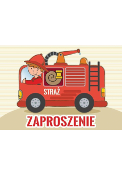 Zaproszenie ZZ-060 Straż (5 szt.)