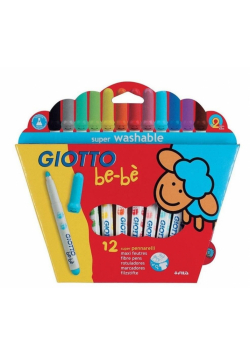 Flamastry BeBe 12 kolorów GIOTTO