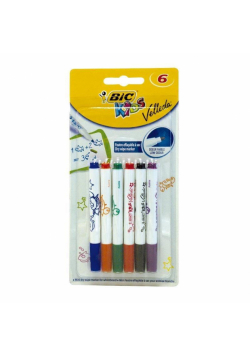 Markery mini Kids Velleda 6 szt BIC