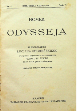 Odyseja Żywoty sławnych mężów 1925 r.