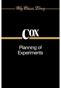 Planning of Experiments
