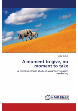 A moment to give, no moment to take