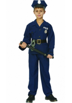 Strój amerykańskiego policjanta rozm.110/120cm