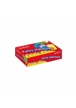 Farby plakatowe szkolne 8 kolorów x 20ml