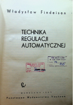 Technika regulacji automatycznej
