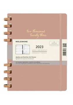 Kalendarz 2023 tyg./mies. 12MXL tw. Crush almond