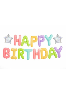 Balon foliowy Happy Birthday 395x35cm