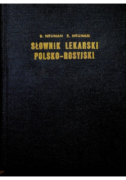 Słownik lekarski Polsko - Rosyjski