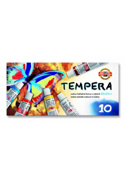 Farby Tempera 10 kolorów