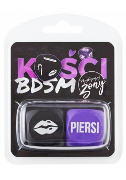 Kości BDSM Najlepszej Żony (fioletowo-czarne)