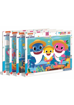 Puzzle 30 Super Color Baby Shark mix