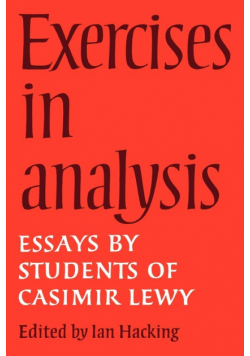 Exercises in Analysis