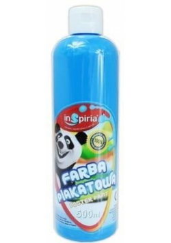 Farba plakatowa niebieska 500ml