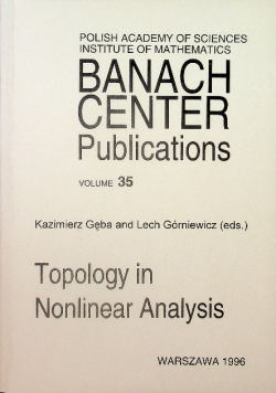 Topology in Nonlinear Analysis