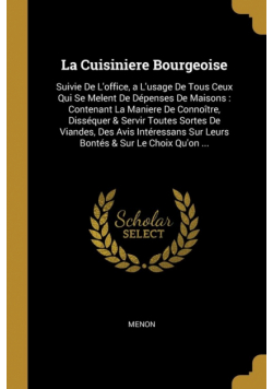 La Cuisiniere Bourgeoise