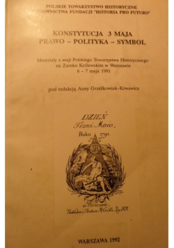 Konstytucja 3 maja Prawo-Polityka-Symbol