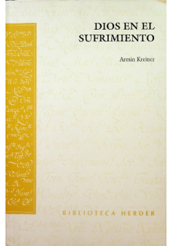 Dios en el sufrimiento