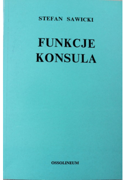Funkcje konsula