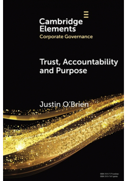 Trust, Accountability and Purpose