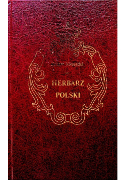 Herbarz polski Tom III reprint z 1839 r .