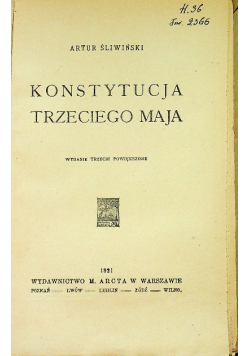 Konstytucja trzeciego maja 1921 r.