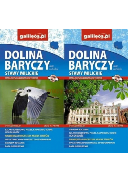 Mapa tur.-Dolina Baryczy, Stawy Milickie (komplet)