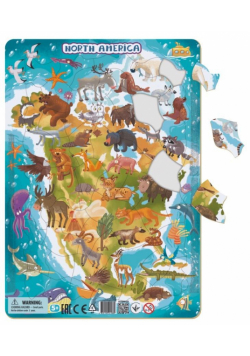 Puzzle ramkowe 53 Ameryka Północna