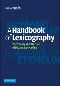 A Handbook of Lexicography