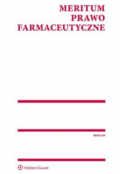 Meritum Prawo farmaceutyczne