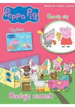 Peppa pig buduję zamek