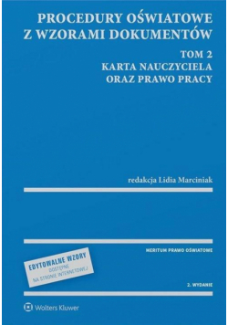 Procedury oświatowe z wzorami dokumentów w.2