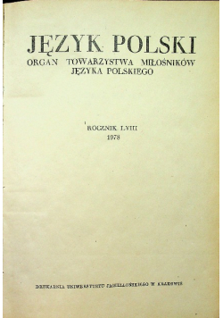 Język polski rocznik LVIII