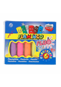 Plastelina Flamingo 6 kolorów