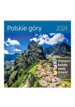Kalendarz 2024 30x30 Polskie Góry HELMA
