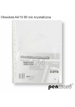 Obwoluta A4 80 mic krystaliczna 10szt