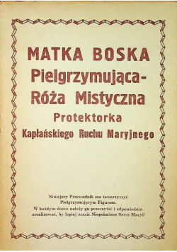 Matka Boska Pielgrzymująca Róża Mistyczna